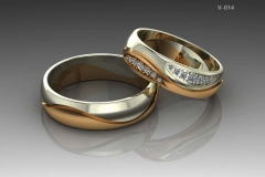 V-014 Vestuviniai žiedai