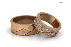 V-033 Vestuviniai žiedai