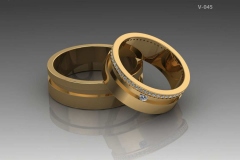 V-045 Vestuviniai žiedai